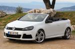 Volkswagen Golf R White Cabriolet 2013 года